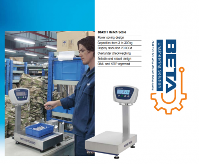 Cân Bàn BBA211 - 5CA150 - METTLER TOLEDO - Bench Scale BBA211-5CA150