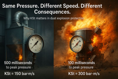 Kst là gì? Chỉ số quyết định mức độ nguy hiểm của nổ bụi