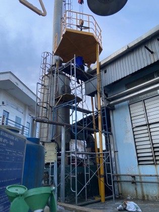 Thiết Kế, Lắp Đặt Sàn Thao Tác Lấy Mẫu Cho Ống Khói