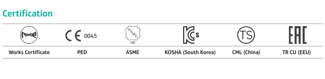 Chứng nhận đĩa nổ KUB